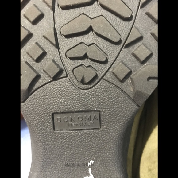 Sonoma Life + Style leather suede slip-on clogs - Picture 7 of 14